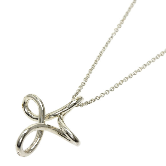 TIFFANY Jewelry - Tiffany Open Cross Necklace Silver Ladies TIFFANY&Co.